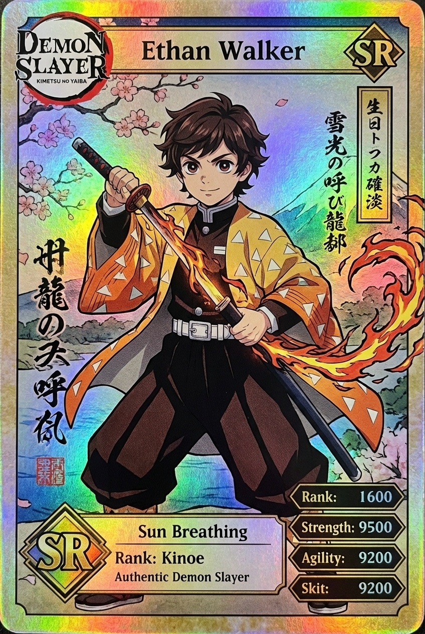 Holographic Foil Card