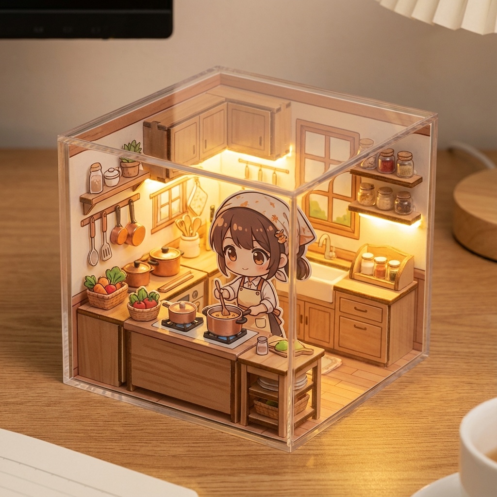 Anime Cube Diorama