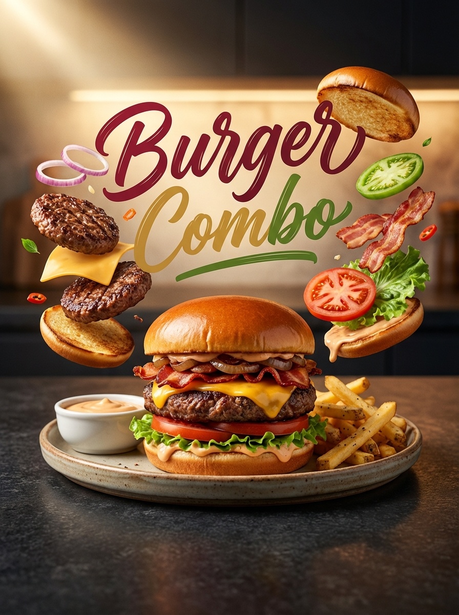 Burger Combo Poster