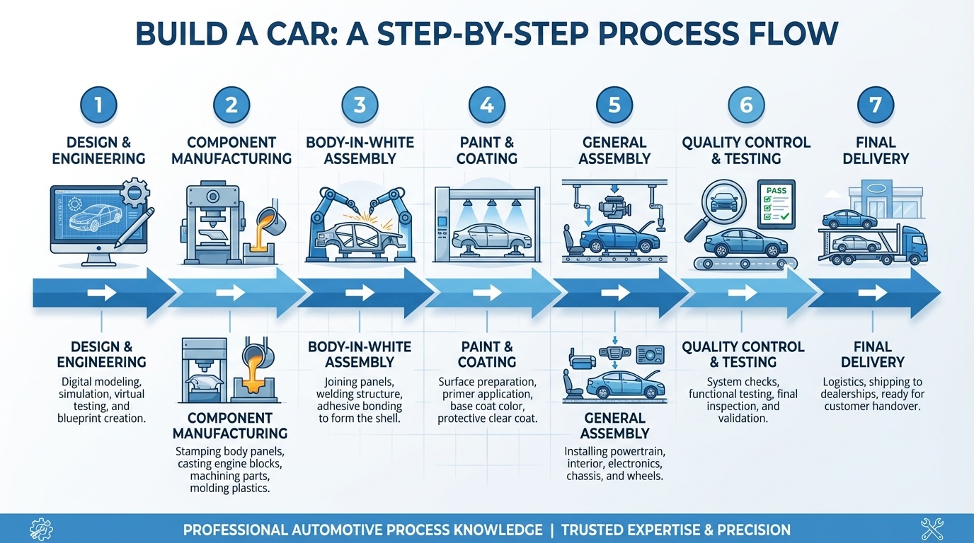 Build a Car Infographic