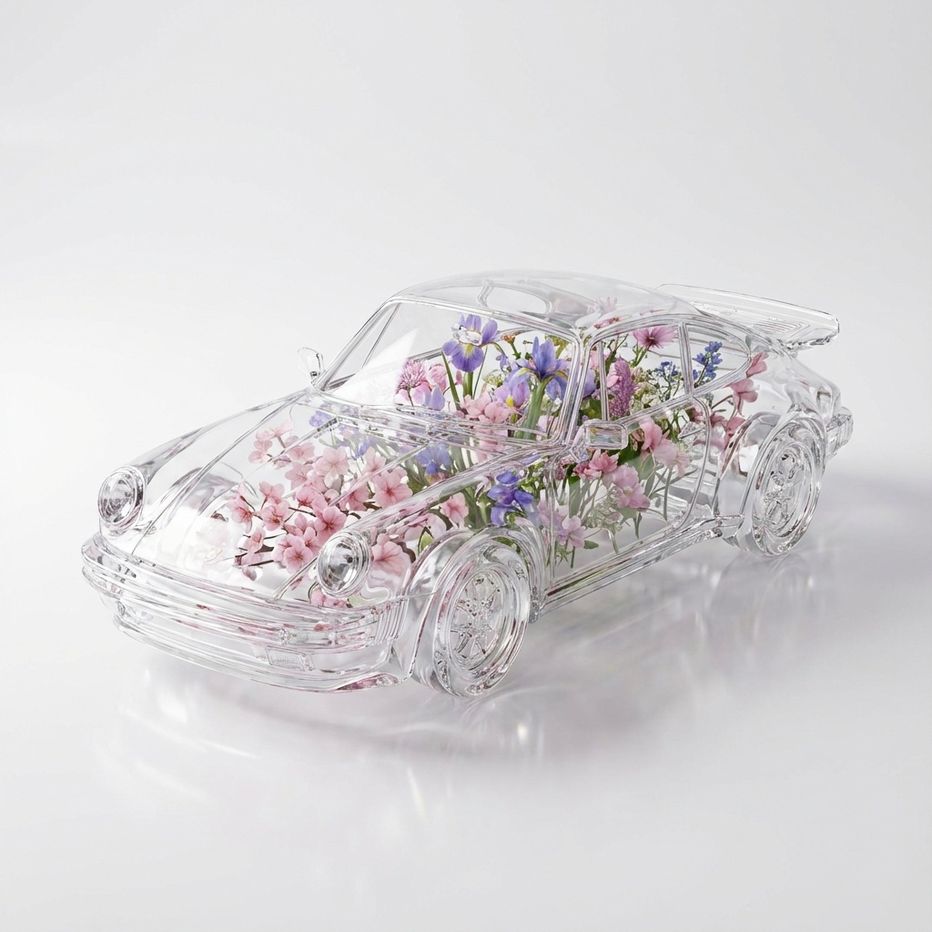 Porsche Transparent Art